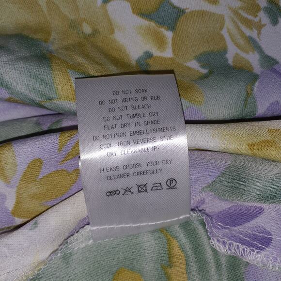 Bronx And Banco 'Tropics' Purple Maxi Dress Size L - Picture 6 of 6